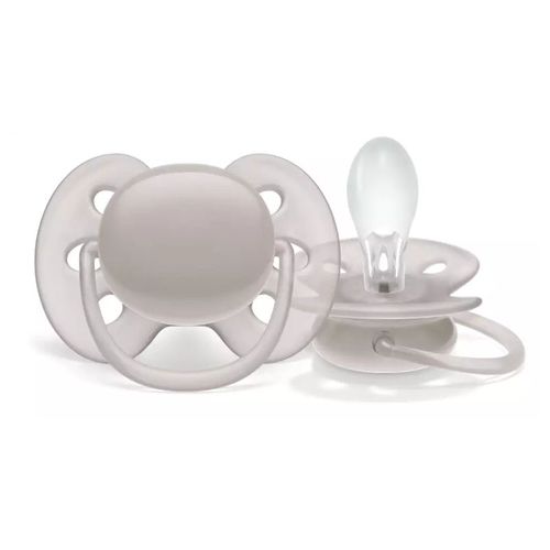 Chupete Ultra Soft Philips Avent SCF092/51 Gris 6-18 Meses