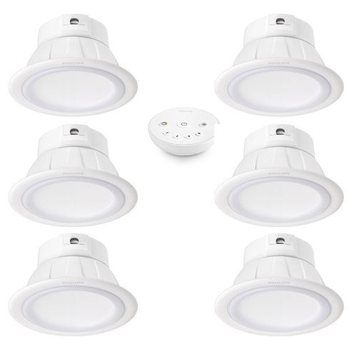 Spot Philips Embutir Smalu Con Control X6 Unidades