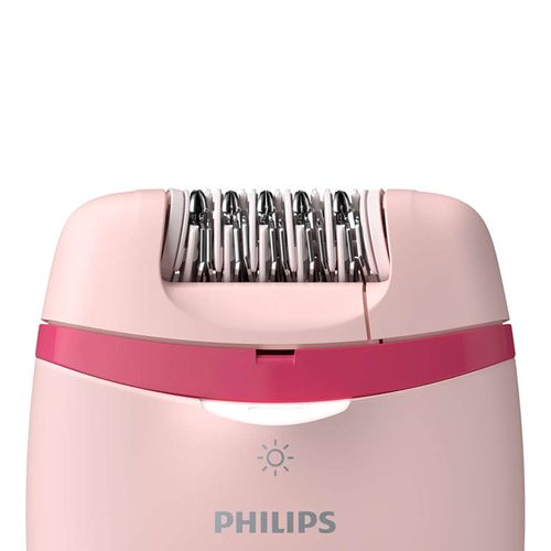 Depiladora Philips BRE285/00  Opti-light y 7 accesorios  Cabezal lavable