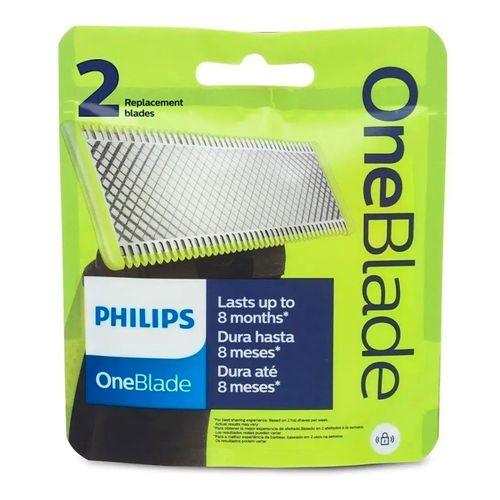 OneBlade Philips  Cuchilla de recambio  Pack doble