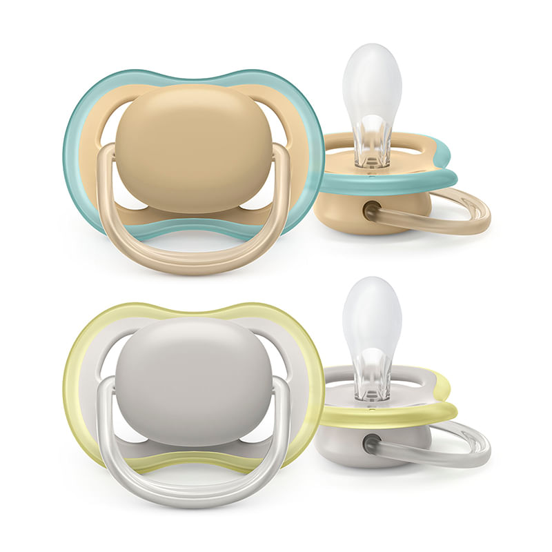 2 chupetes Soothie Philips AVENT para bebés 0-6 meses