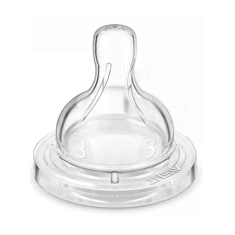 Philips Avent Anti-Colic Classic+ tetina para biberón SCF632/27, flujo de  comida lento desde el primer mes, 2 x 2 piezas 