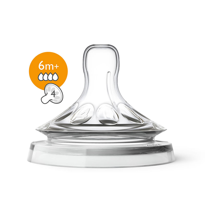 AVENT NATURAL TETINA + 1 MESES FLUJO LENTO 2 U. SCF 042/27 652/27