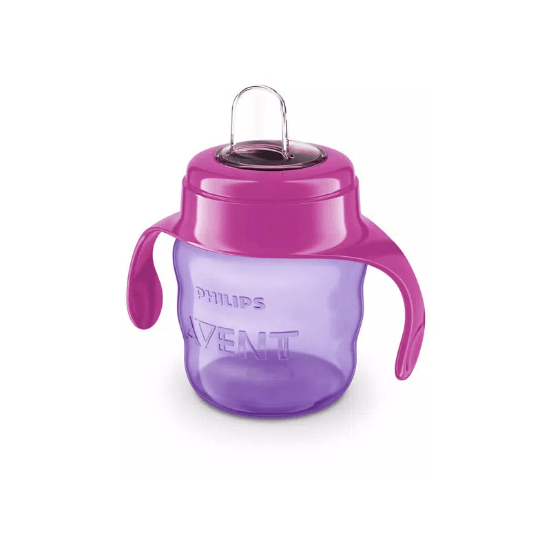 Philips Avent SCF551/05 - Vaso con boquilla de silicona para niño, válvula  antigoteo, sin BPA, para 6 meses, 200 ml, color verde : : Bebé