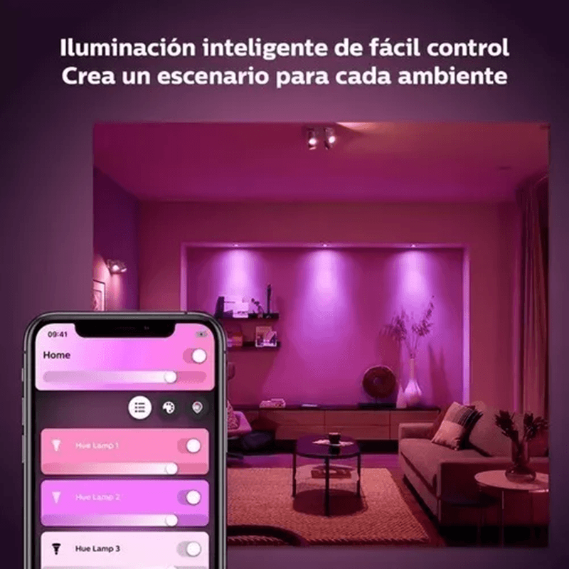 AMPOLLETA FILAMENTO PHILIPS HUE XW FIL E27 A60 7W LUZ CÁLIDA