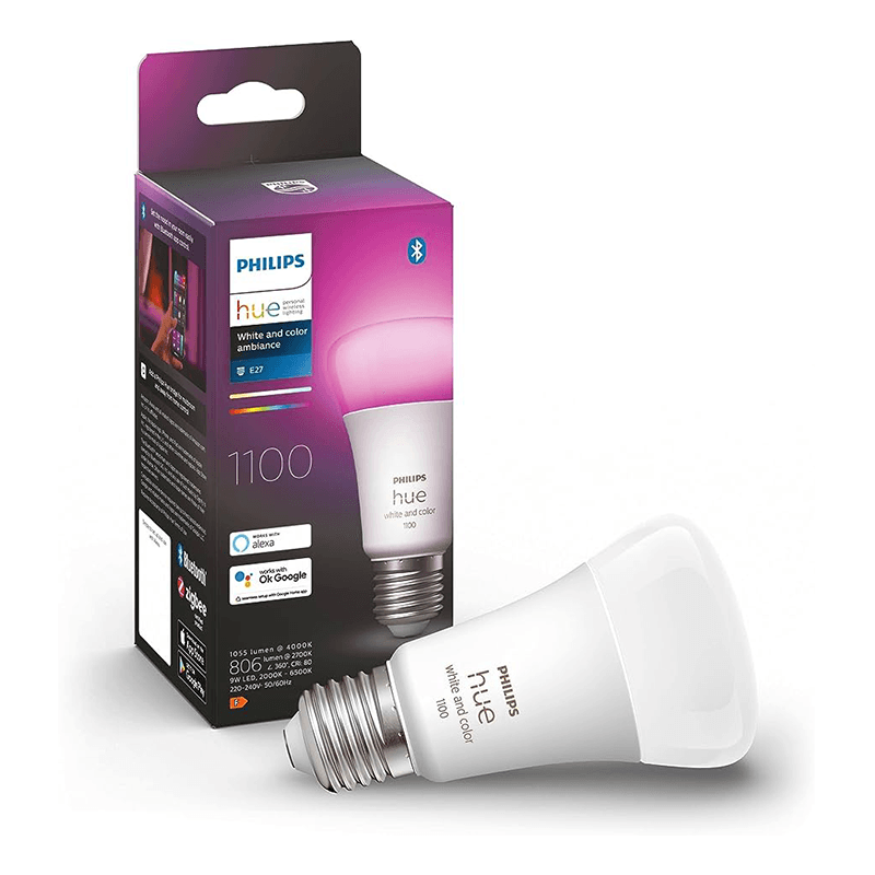 AMPOLLETA FILAMENTO PHILIPS HUE XW FIL E27 A60 7W LUZ CÁLIDA