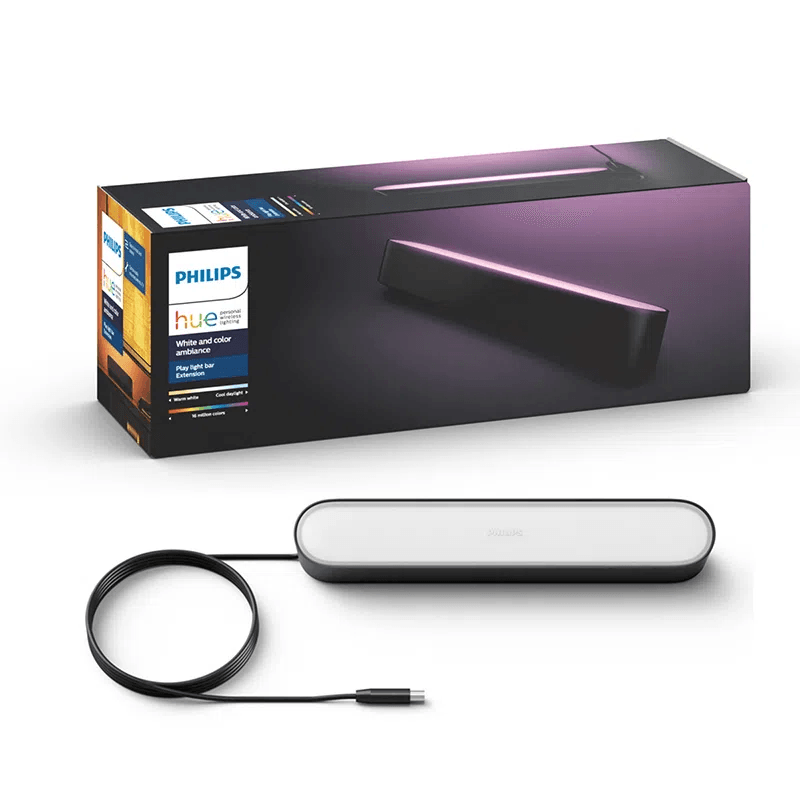 Philips Hue Play HDMI Sync Box Sincronizador de Luces + Philips Hue Bridge  Puente de Conexión WiFi