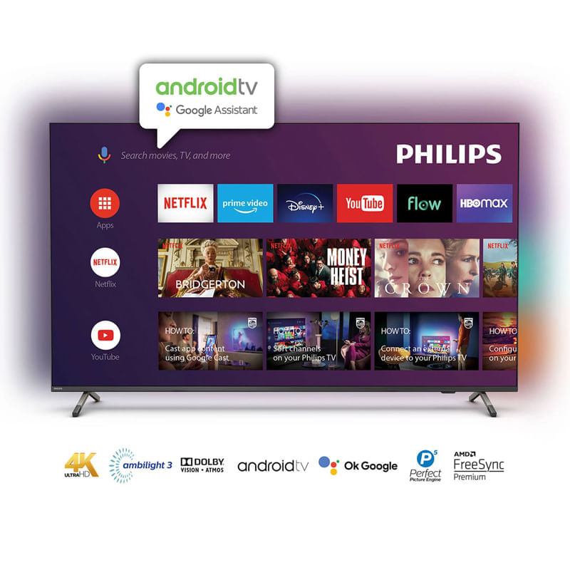 Estrena televisor Ambilight al mejor precio: Philips 4K de 55 con Dolby  Vision, Android TV por 649€