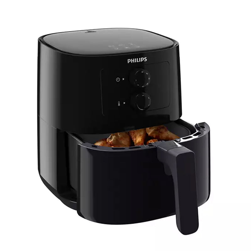 Freidora De Aire Philips Fryer Digital Negra Hd9252/90