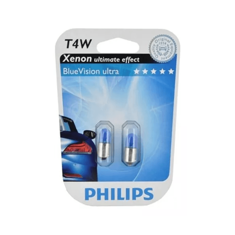 Lampara Philips H4 WhiteVision Para Automovil 12342 55w X2