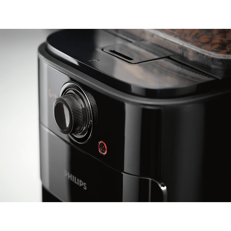 Cafetera Philips Grind & Brew HD7767 automática negra y metal expreso 230V