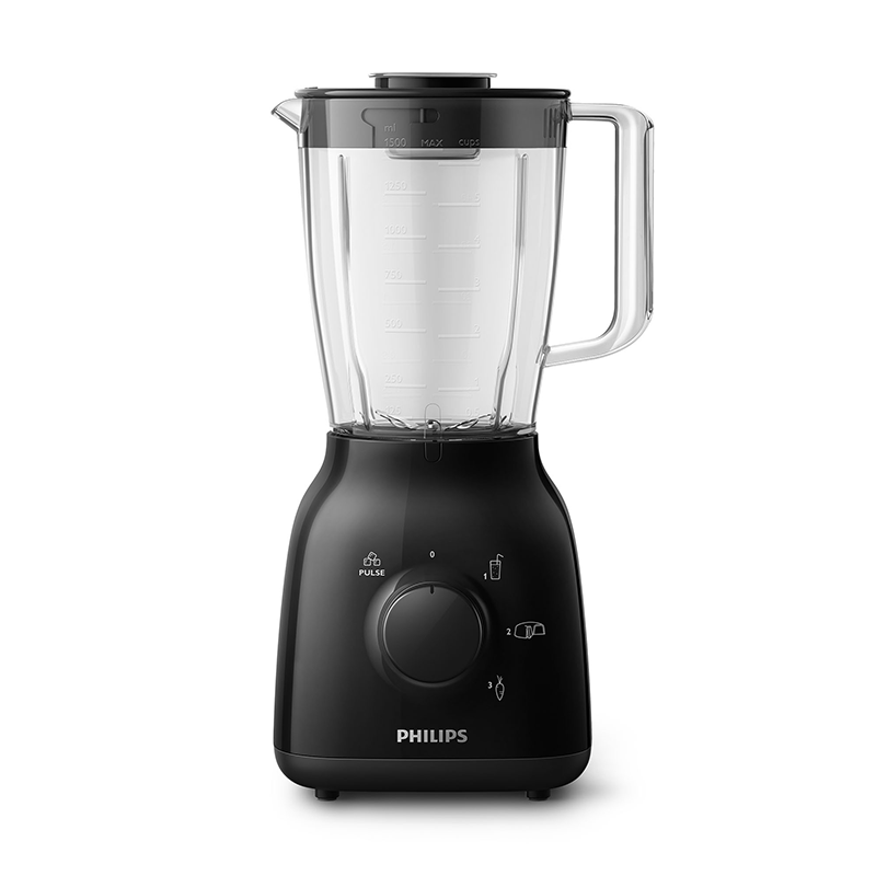 Philips HR2242/91 Licuadora potente 1200 Watts (1.6 HP) (Vaso de Vidrio)  Vaso 2L, 12 vel + Pulso. 2 años de Garantía : .com.mx: Hogar y Cocina